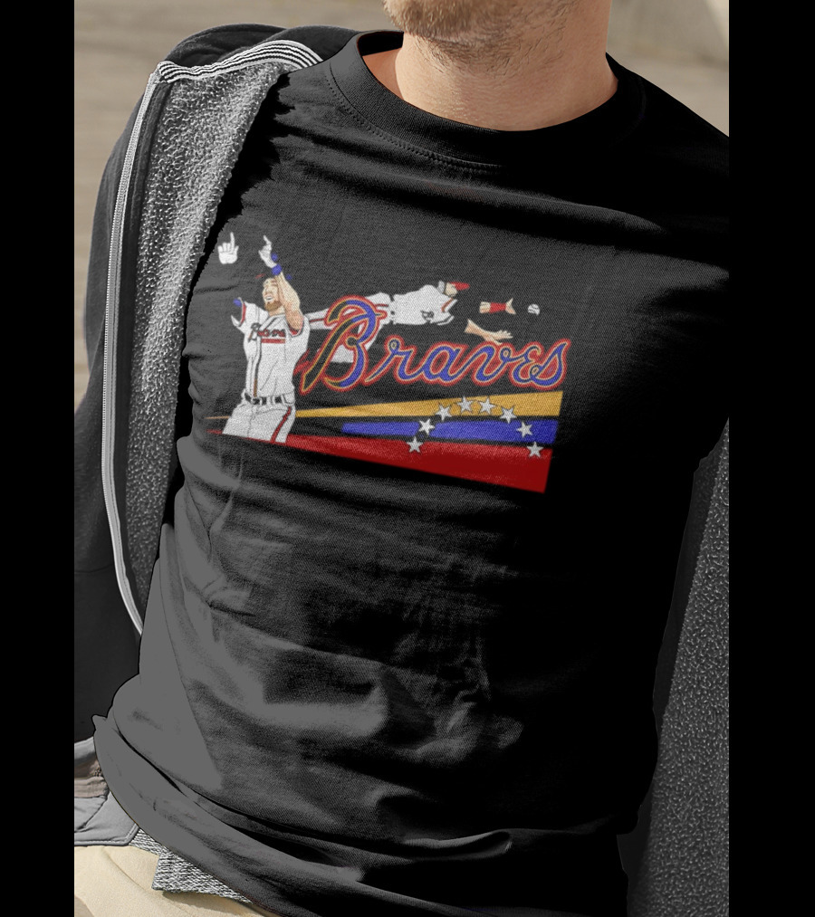 Ender Inciarte Braves Celebration Baseball Triumph T-Shirt