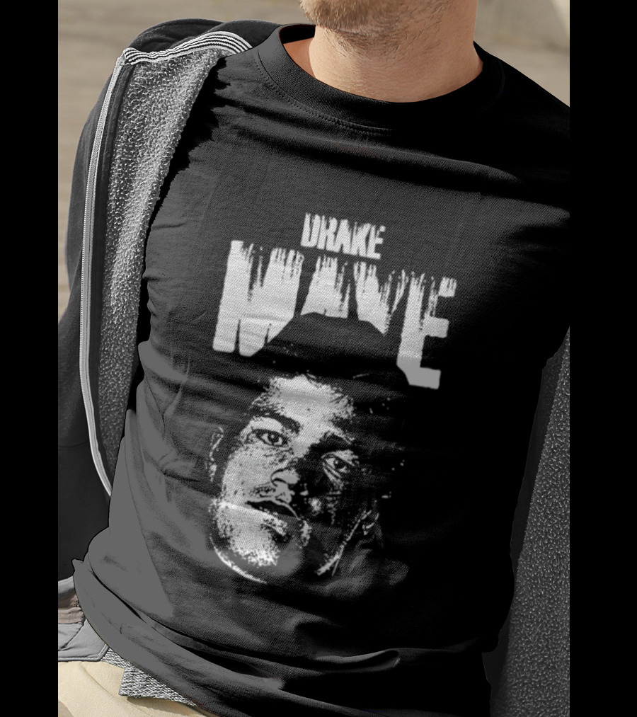 Drake Maye New England Patriots Black White T-Shirt