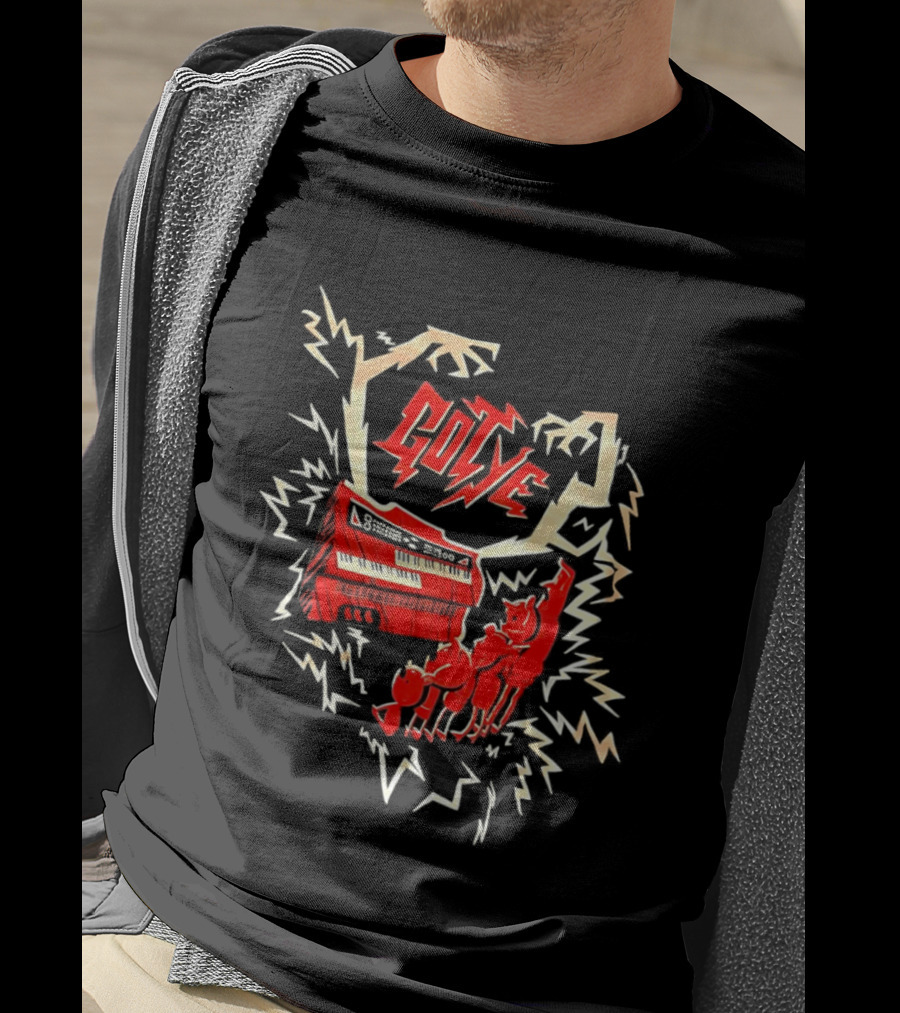 Gotye Lightning Red Keyboard Electric Energy T-Shirt