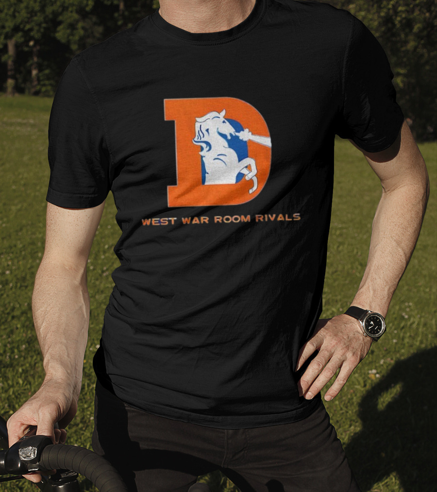 Denver Broncos AFC West War Room Rivals Old T-Shirt