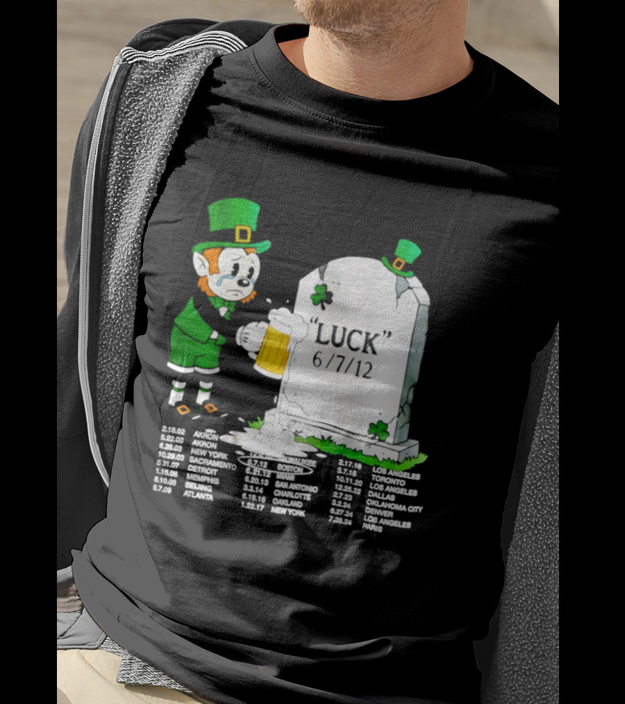 Leprechaun LeBron James Green With Envy Luck St. Patrick's Day 6 7 12 T-Shirt