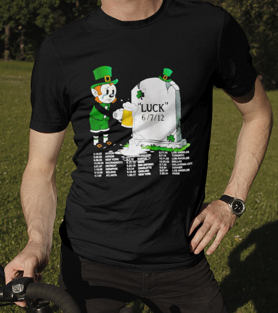 Leprechaun LeBron James Green With Envy Luck St. Patrick's Day 6 7 12 T-Shirt