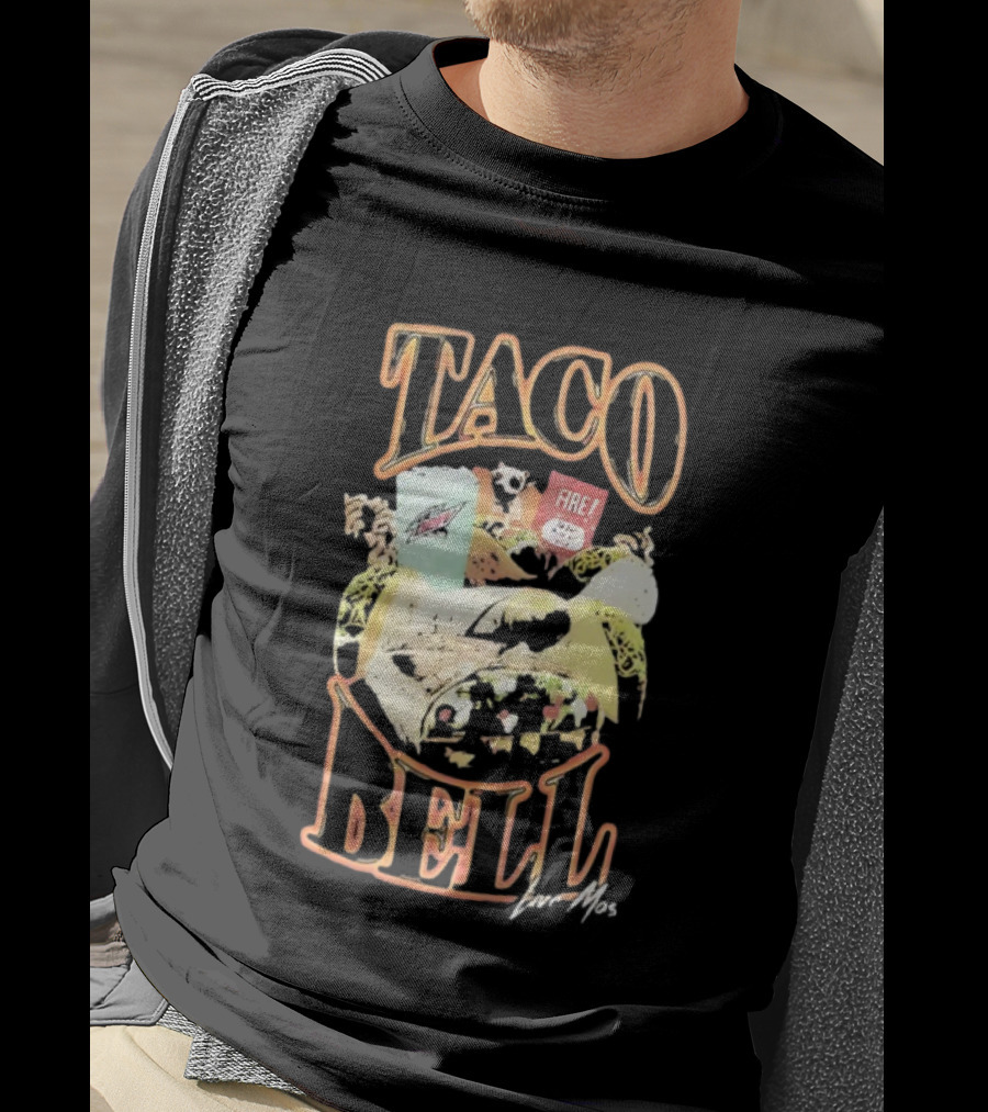 Taco Bell Live Mas 90s Burrito Mountain Dew Combo T-Shirt