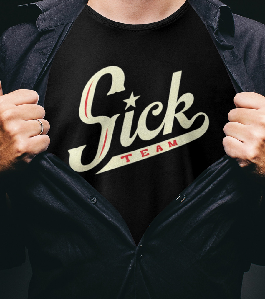 Sick Team Minnesota Wild Hockey Iconic Script T-Shirt