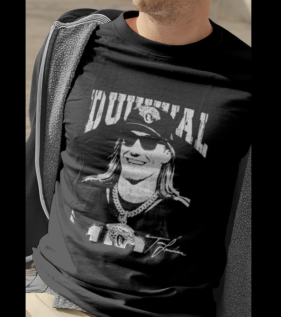 Vintage Duuuval Trevor Lawrence Jacksonville Football T-Shirt
