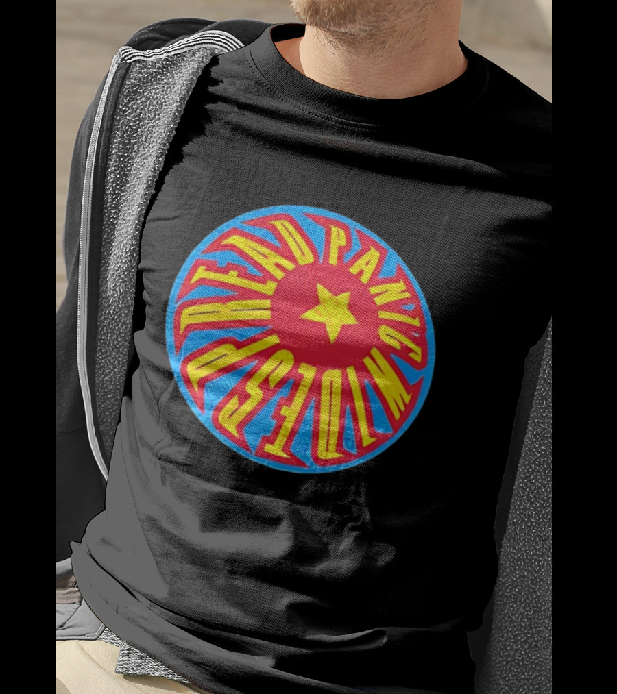 Widespread Panic Fireball Star Retro Circle T-Shirt