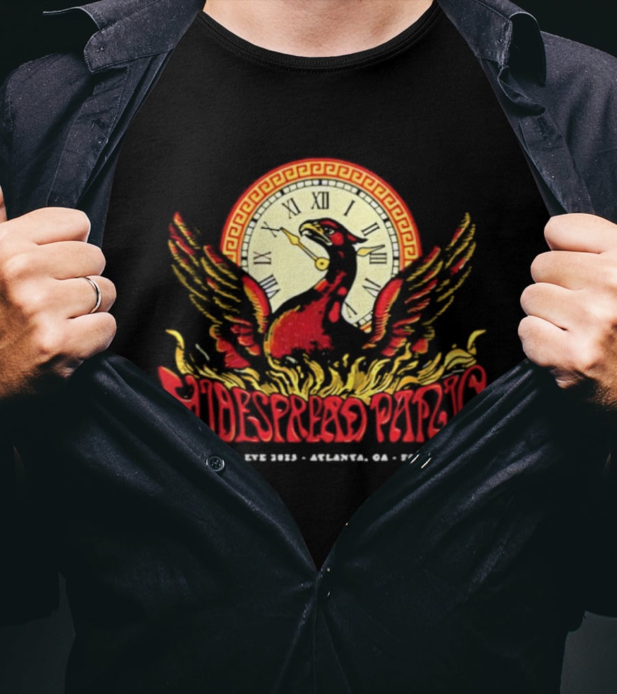 Widespread Panic New Years Eve 2013 Fox Theatre Phoenix Roman Numerals T-Shirt