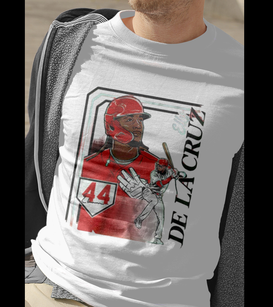 Elly De La Cruz Number 44 Reds Collage Frame MLB T-Shirt