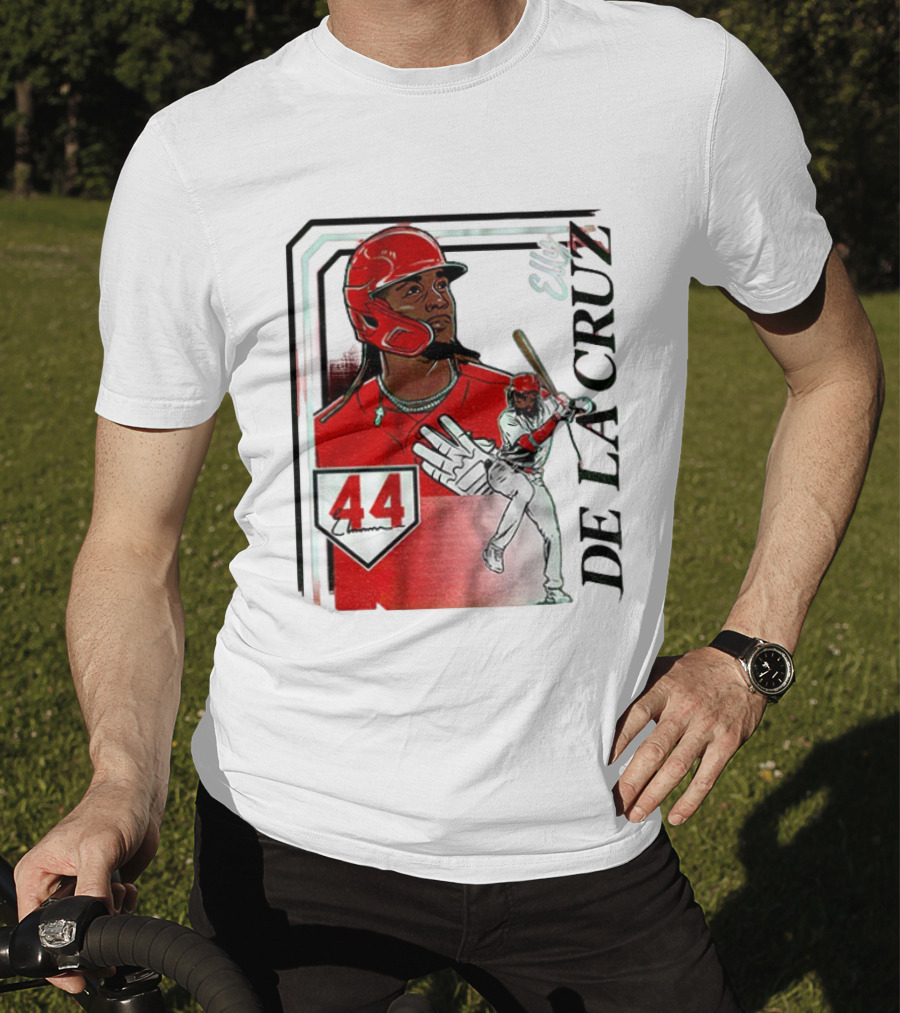 Elly De La Cruz Number 44 Reds Collage Frame MLB T-Shirt