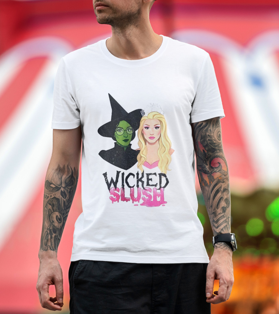 Wicked Slush Elphaba Glinda Disney Noobz T-Shirt