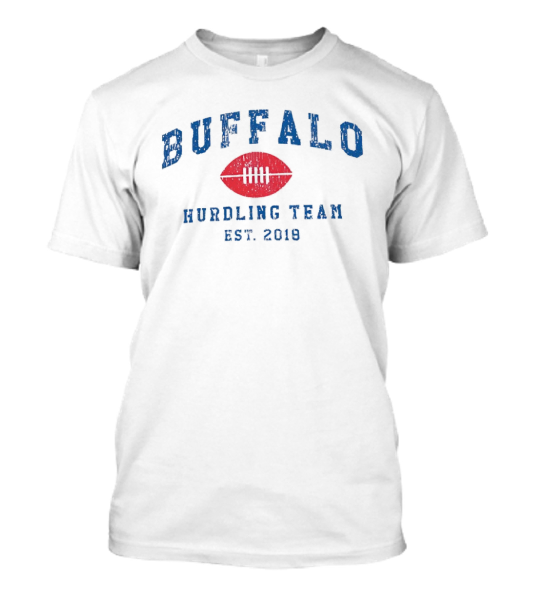 Buffalo Hurdling Team Est 2019 Football T-Shirt