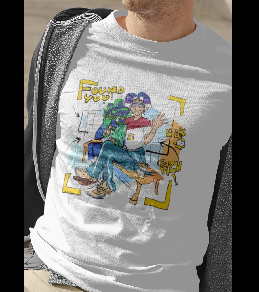 Found You Splatoon Nintendo Art Style Inkling Vibes T-Shirt