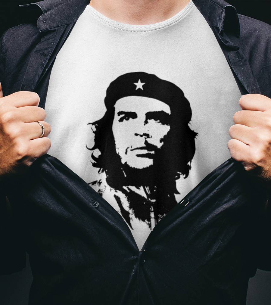 Che Guevara Big Head Argentine Marxist Revolutionary Iconic Stencil T-Shirt