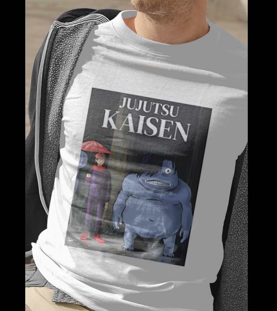 Jujutsu Kaisen Meets Totoro Anime T-Shirt