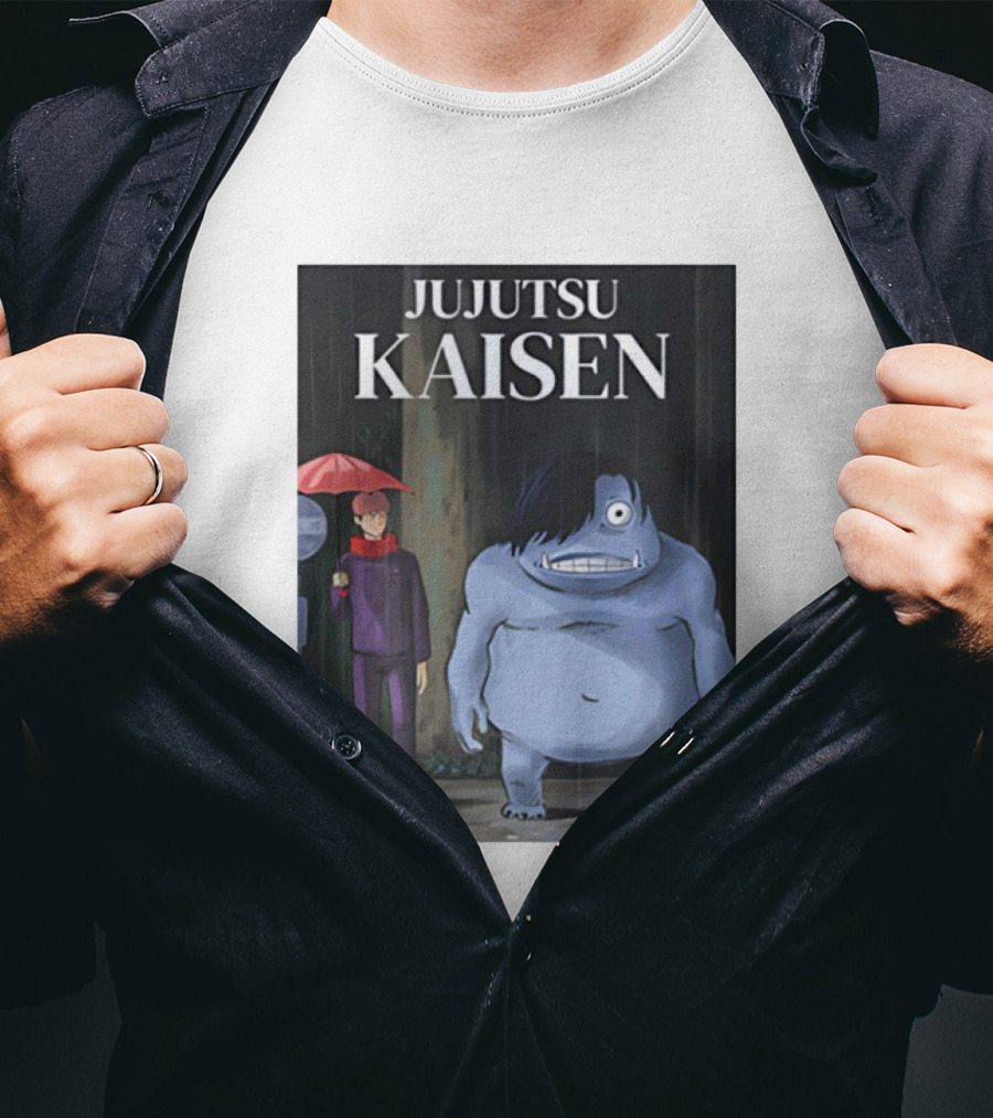 Jujutsu Kaisen Meets Totoro Anime T-Shirt