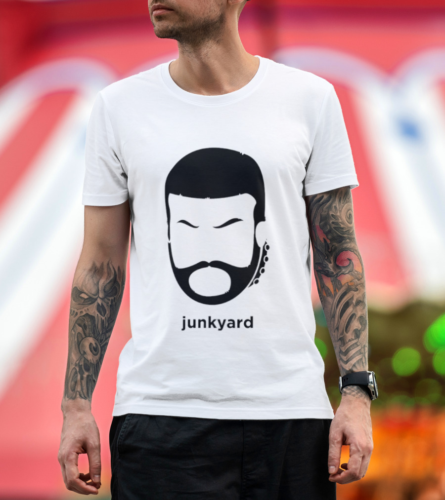 WWF Wrestling Legend Junkyard Dog Big Face Retro Look T-Shirt