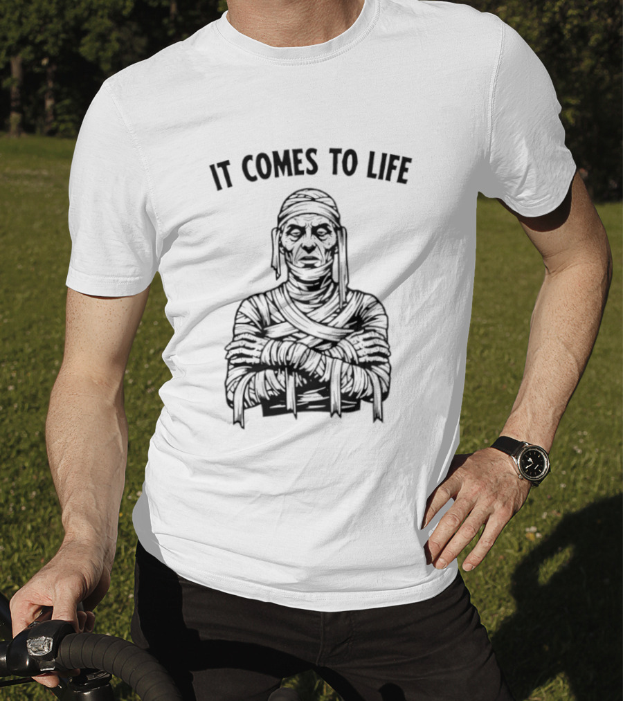 Mummy It Comes To Life Monster Frankenstein's Creature T-Shirt