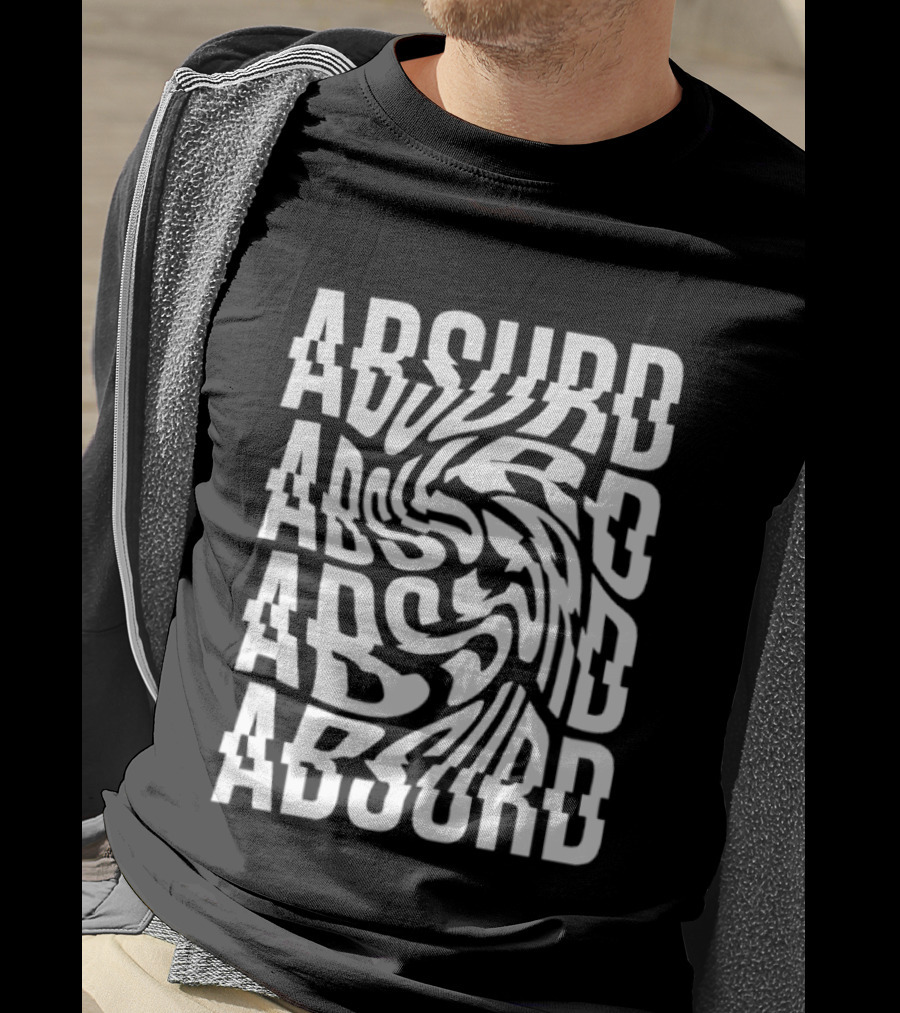 Absurd Vortex Optical Illusion Distorted T-Shirt