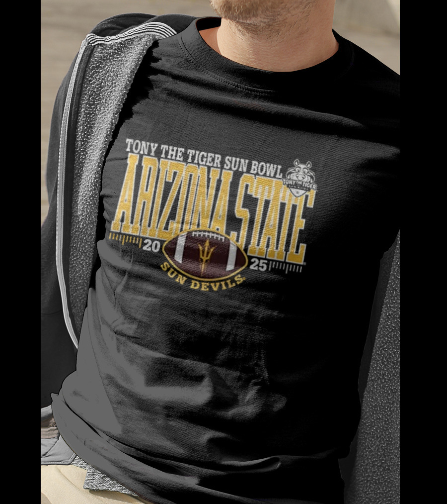 Tony The Tiger Sun Bowl Arizona State Sun Devils 2025 Football T-Shirt
