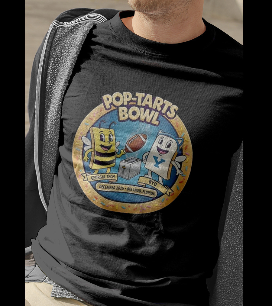Pop Tarts Bowl Georgia Tech Vs BYU December 2025 Orlando Florida Football Event T-Shirt