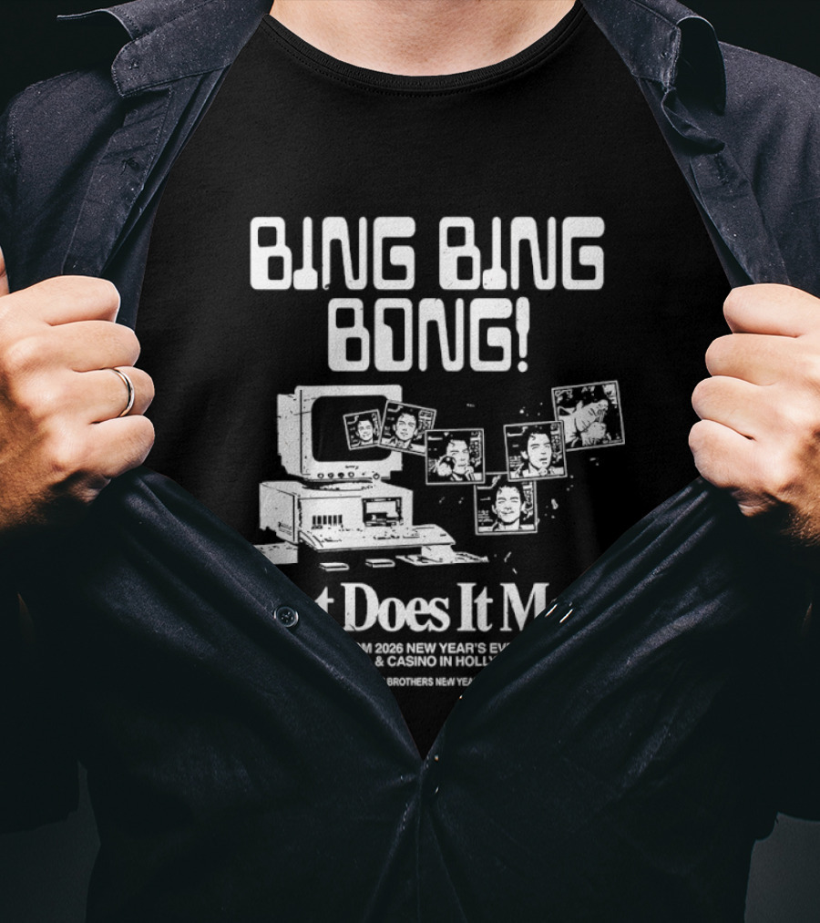 Bing Bing Bong What Does It Mean Monsters Love Scary Weird Fun Show Hollywood Florida 2026 T-Shirt