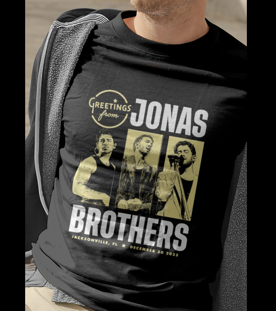Greetings From Jonas Brothers 2025 Hershey PA December 10 T-Shirt