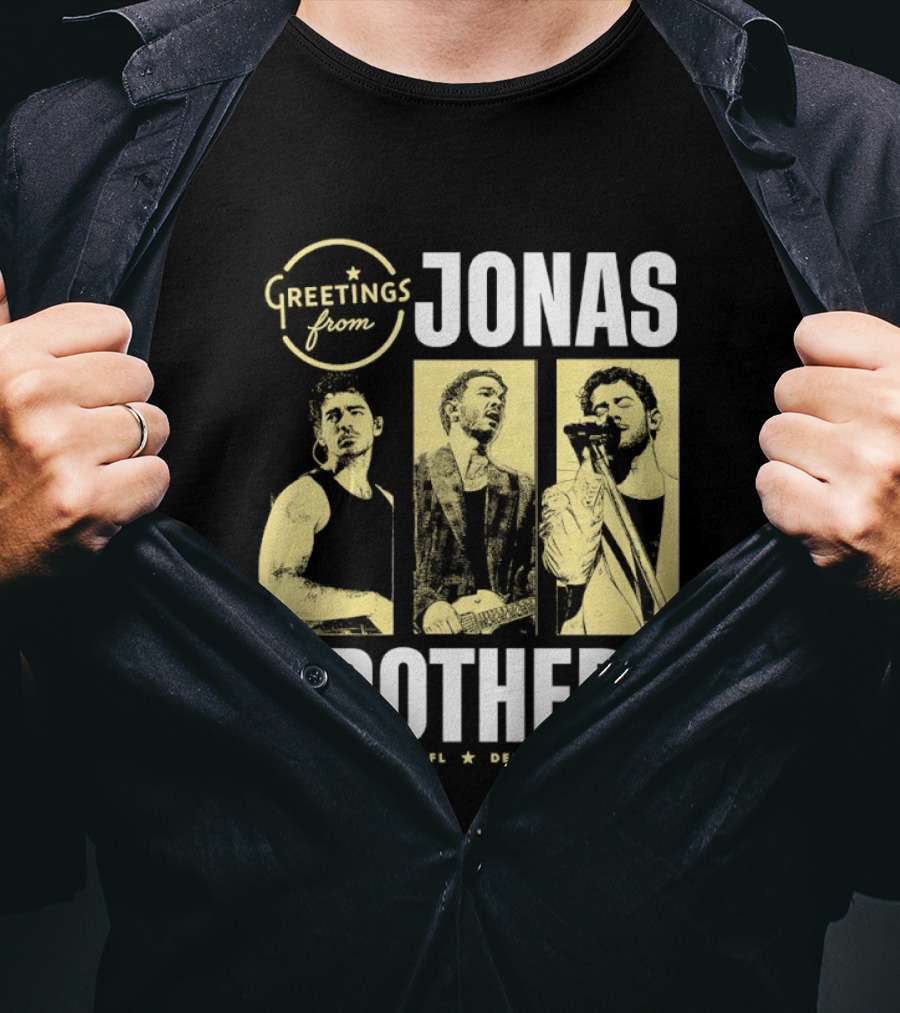 Greetings From Jonas Brothers 2025 Hershey PA December 10 T-Shirt