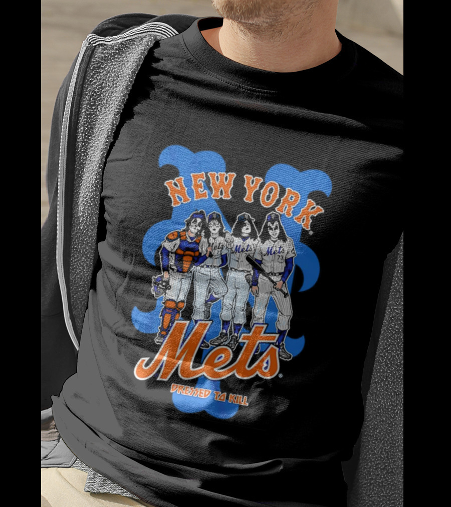 New York Mets Dressed To Kill Collaboration T-Shirt
