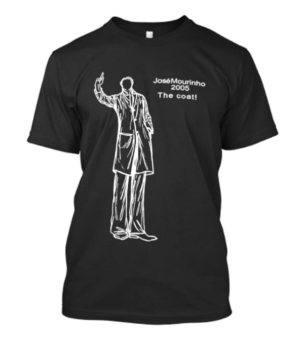 Jose Mourinho 2005 The Coat Iconic Gesture T-Shirt
