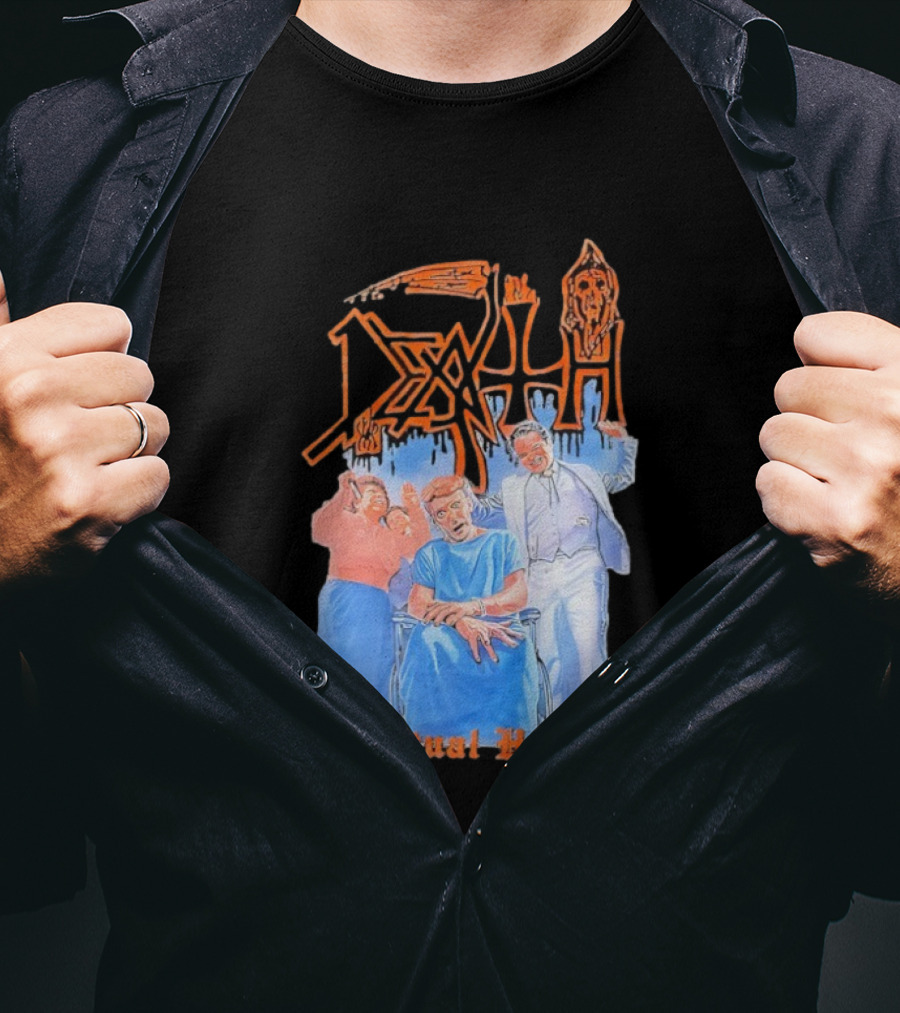 Death Spiritual Healing Album Cover Artwork By Ed Repka T-Shirt