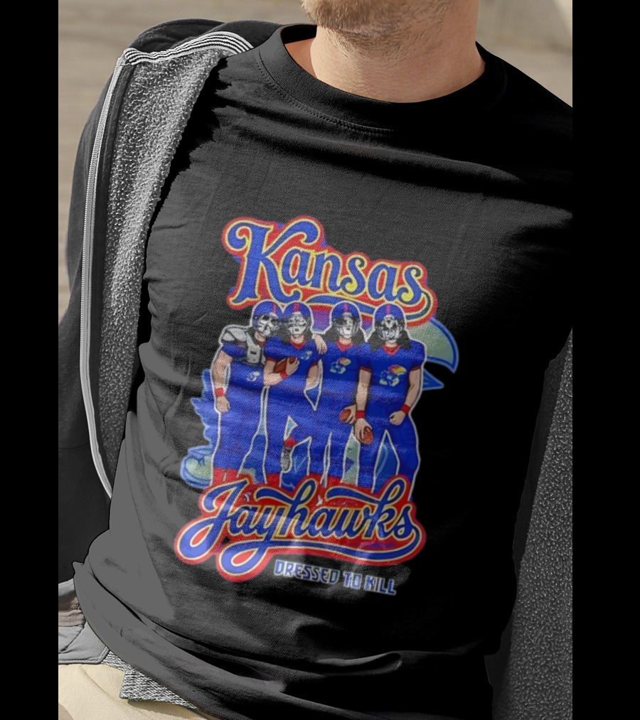 Kansas Jayhawks Dressed To Kill Football Players T-Shirt