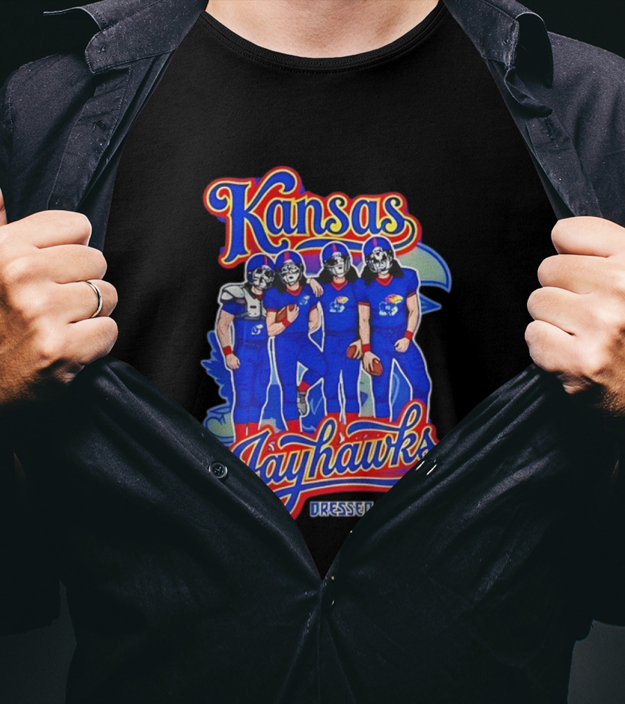 Kansas Jayhawks Dressed To Kill Football Players T-Shirt