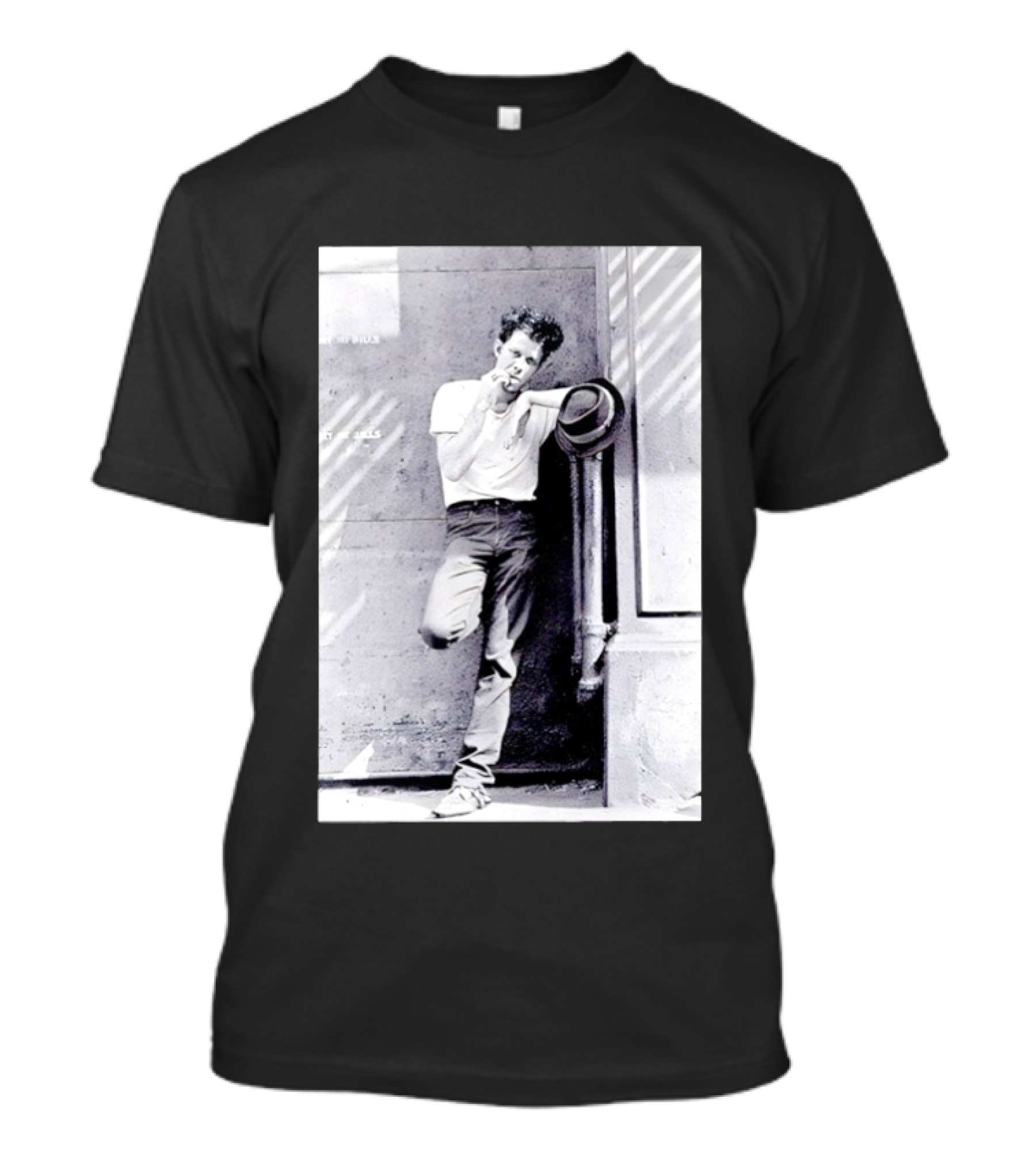 Robin Buckley Tom Waits Smoking Pose T-Shirt
