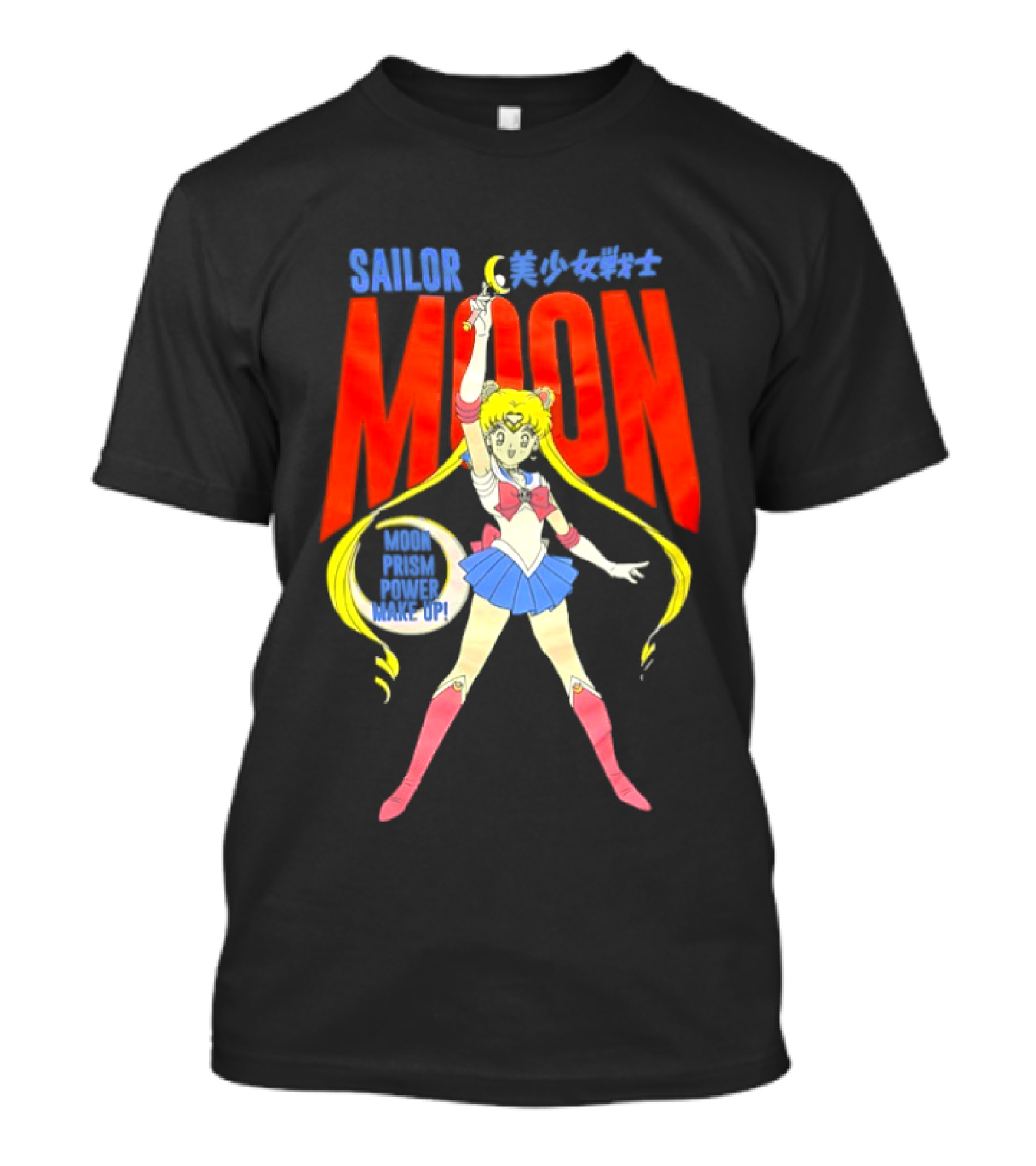 Sailor Moon Prism Power Make Up Anime Iconic Transformation T-Shirt