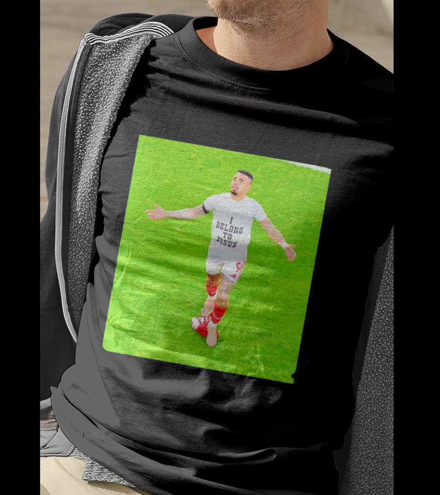 Gabriel Jesus I Belong To Jesus Arsenal FC T-Shirt