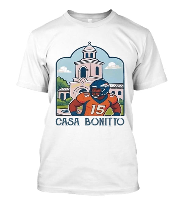 Nik Bonitto 15 Casa Bonitto Denver Broncos NFL Game Day T-Shirt