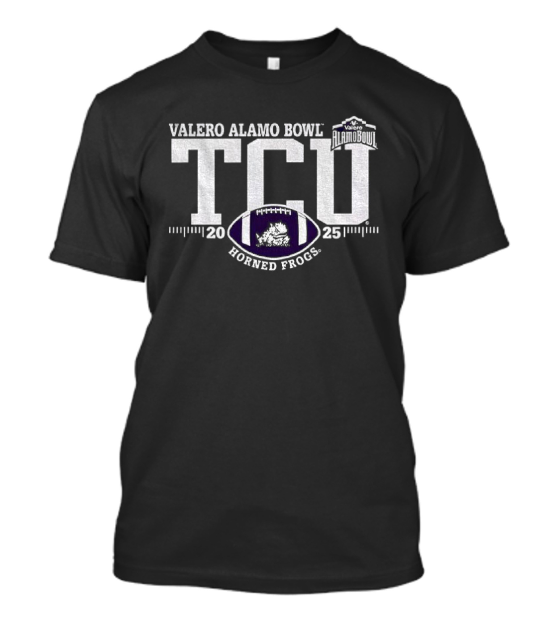 Valero Alamo Bowl TCU Horned Frogs 2025 Football T-Shirt