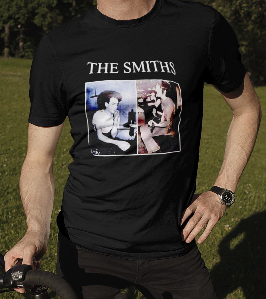 The Smiths Morrissey Johnny Marr Vintage Album Photo T-Shirt