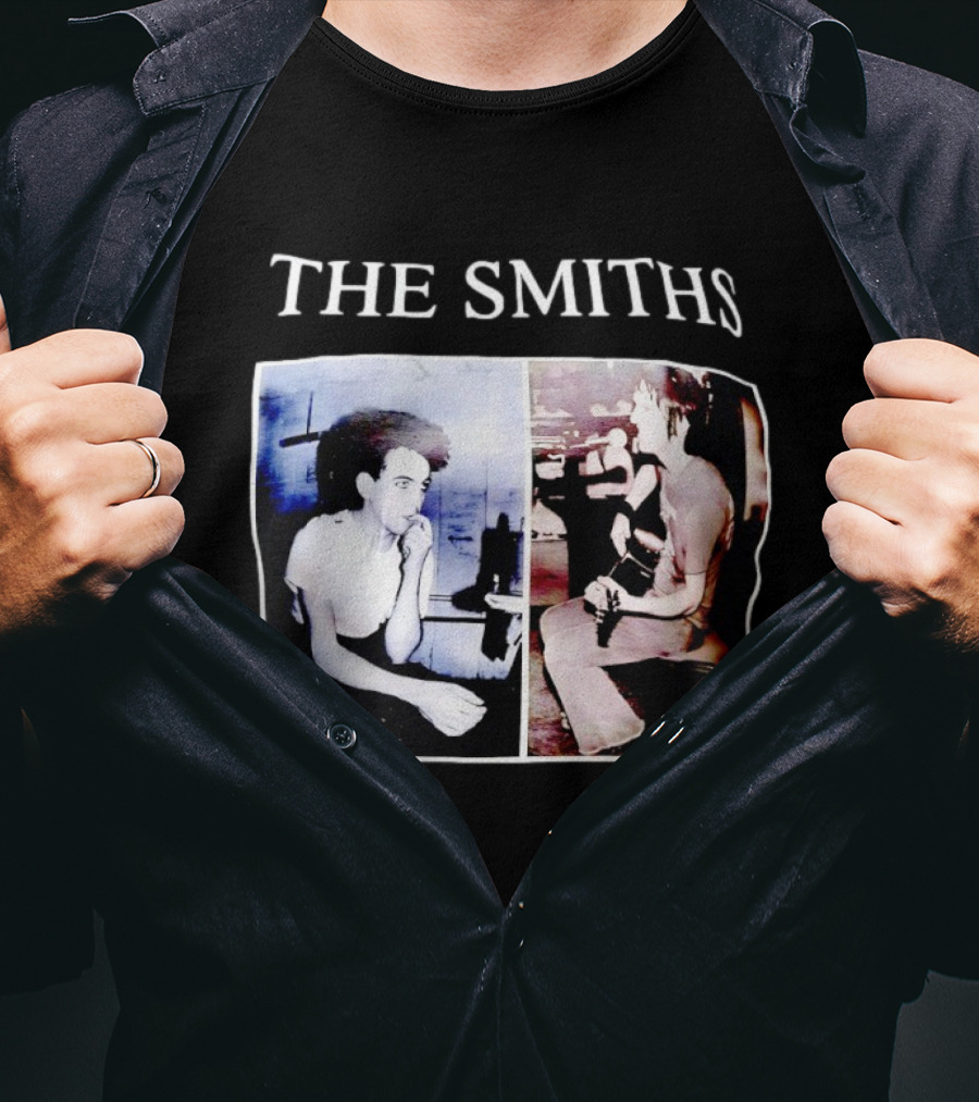 The Smiths Morrissey Johnny Marr Vintage Album Photo T-Shirt