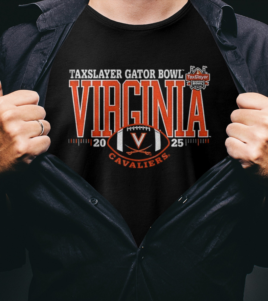 Virginia Cavaliers 2025 TaxSlayer Gator Bowl T-Shirt