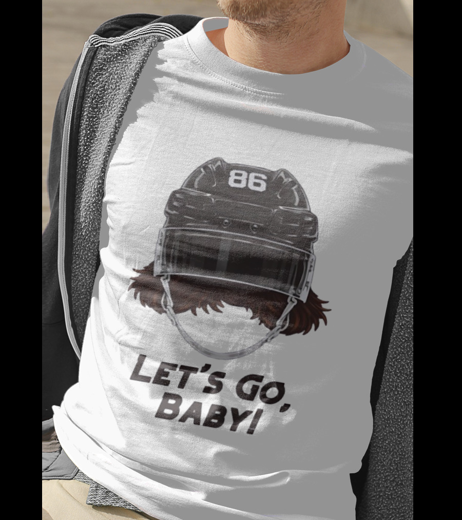 Jack Hughes Let’s Go Baby New Jersey Devils Hockey T-Shirt