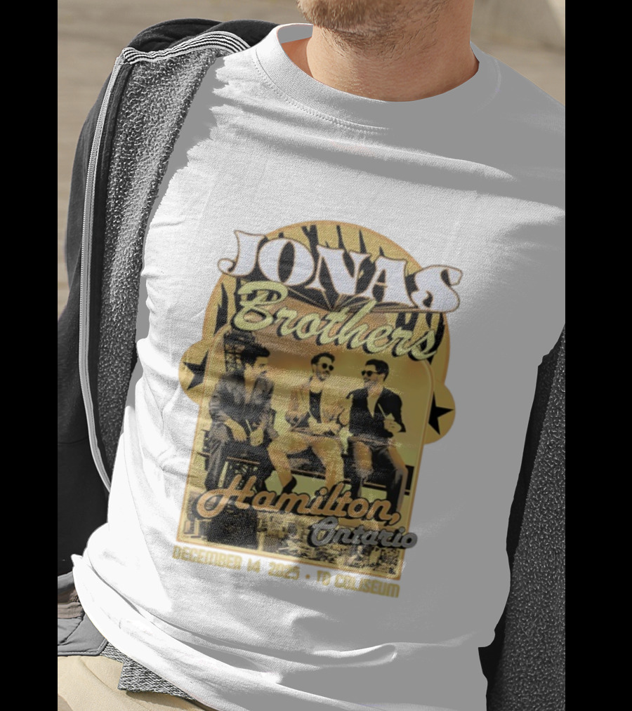 Jonas Brothers Hamilton Ontario December 14 2025 TD Coliseum T-Shirt