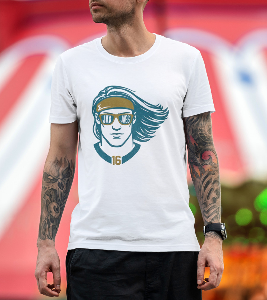 Trevor Lawrence Jax Jags Football Cartoon 16 T-Shirt