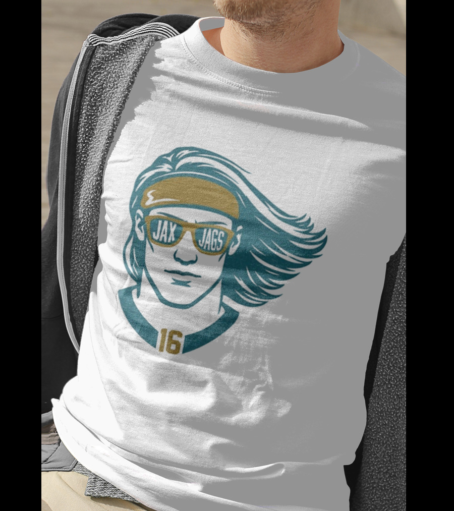 Trevor Lawrence Jax Jags Football Cartoon 16 T-Shirt