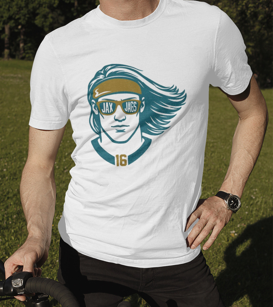 Trevor Lawrence Jax Jags Football Cartoon 16 T-Shirt