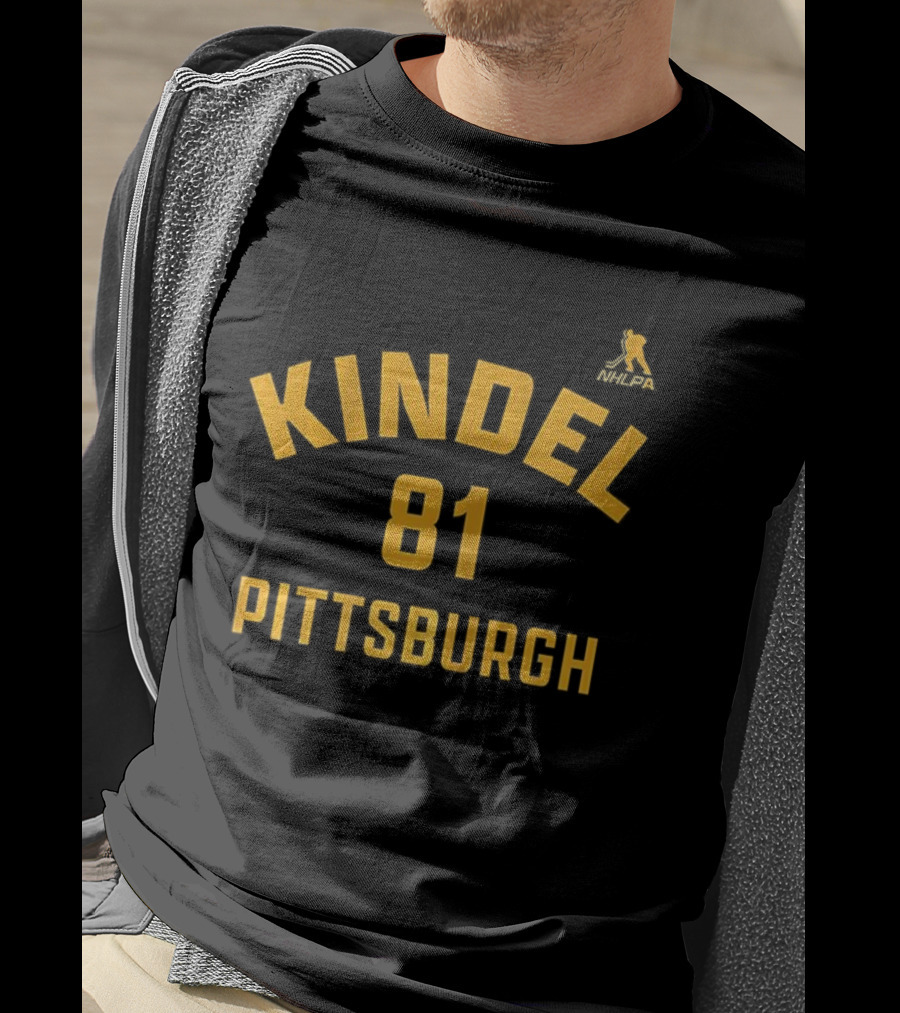 Pittsburgh Penguins 81 Kindel Name And Number Hockey Team T-Shirt