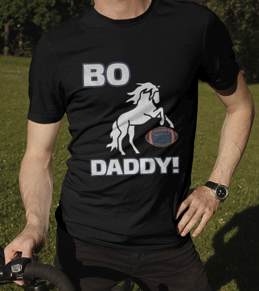 Bo Nix Denver Broncos Football Bo Daddy NFL 2025 Horseball T-Shirt