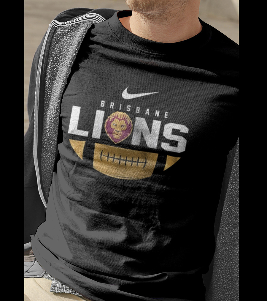 Brisbane Lions Nike Pride Of Brisbane Town Go Lions T-Shirt
