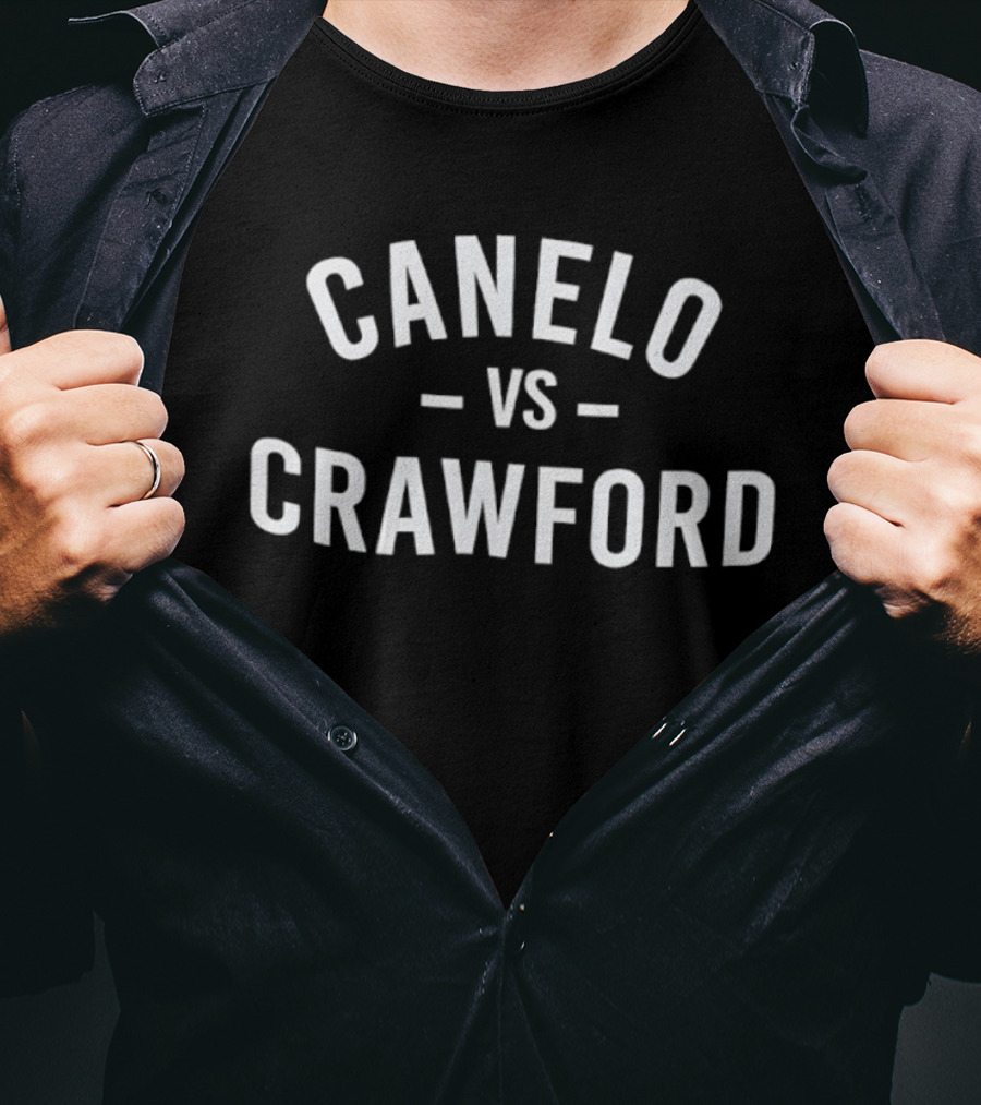 Canelo Álvarez Vs Terence Crawford Boxing Match Showdown UFC Canelo Vs Crawford T-Shirt