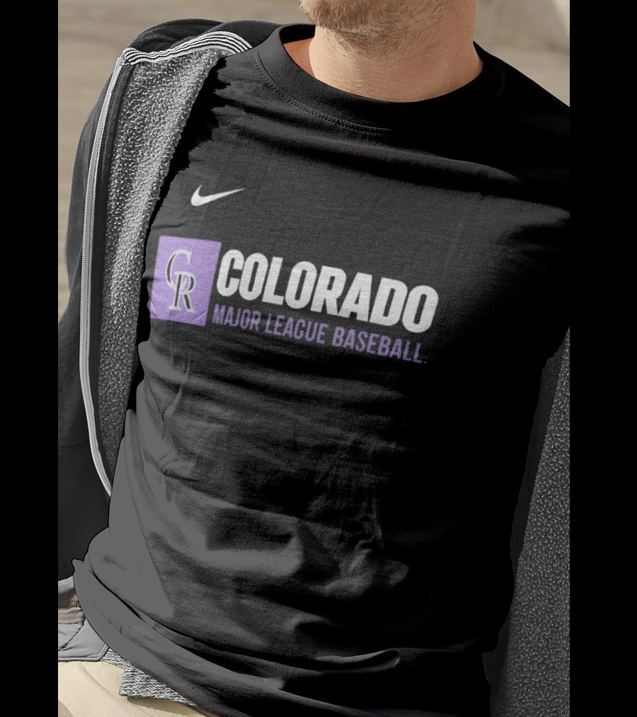 Nike Colorado Rockies CR Major League Baseball T-Shirt
